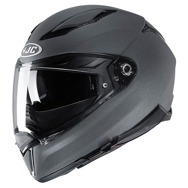 HJC F70 Stone Grey Motorcycle Helmet Size Medium 58cm