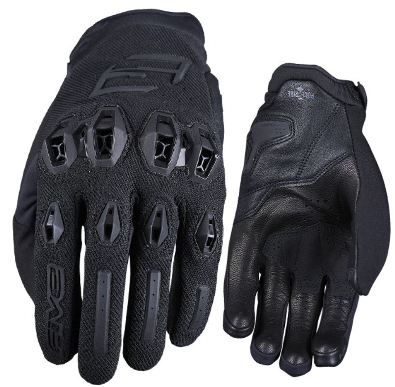 Five STUNT EVO 2 Black Road Gloves Size 2XL 12