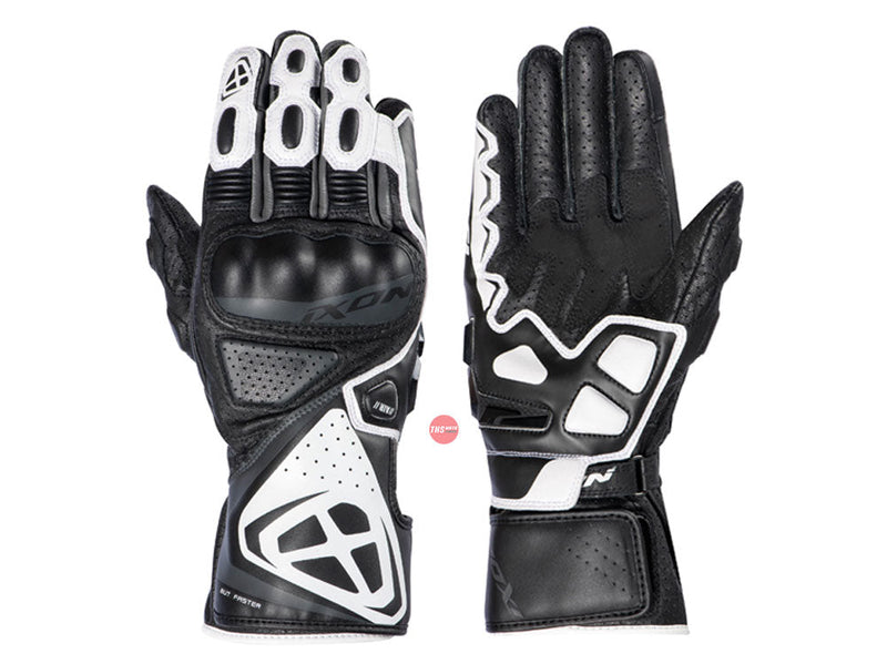 Ixon GP5 Air Black White Road Gloves Size Medium