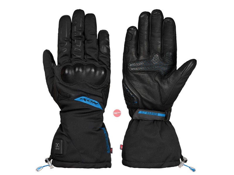 Ixon It-yuga Black Blue Road Gloves Size Large
