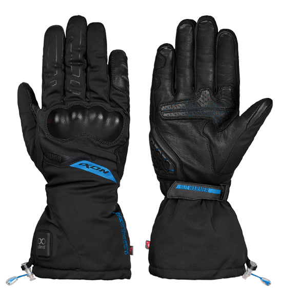 Ixon IT-Yuga Black Blue Heated Road Gloves Size Medium