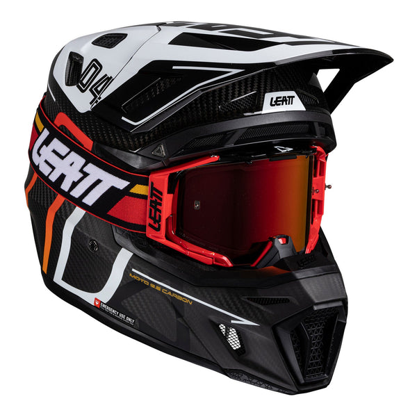 Leatt 2025 9.5 Helmet Kit Carbon / White Size XL