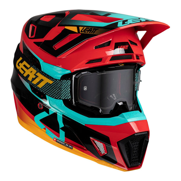 Leatt 2025 7.5 Helmet Kit Red Size Medium 58cm