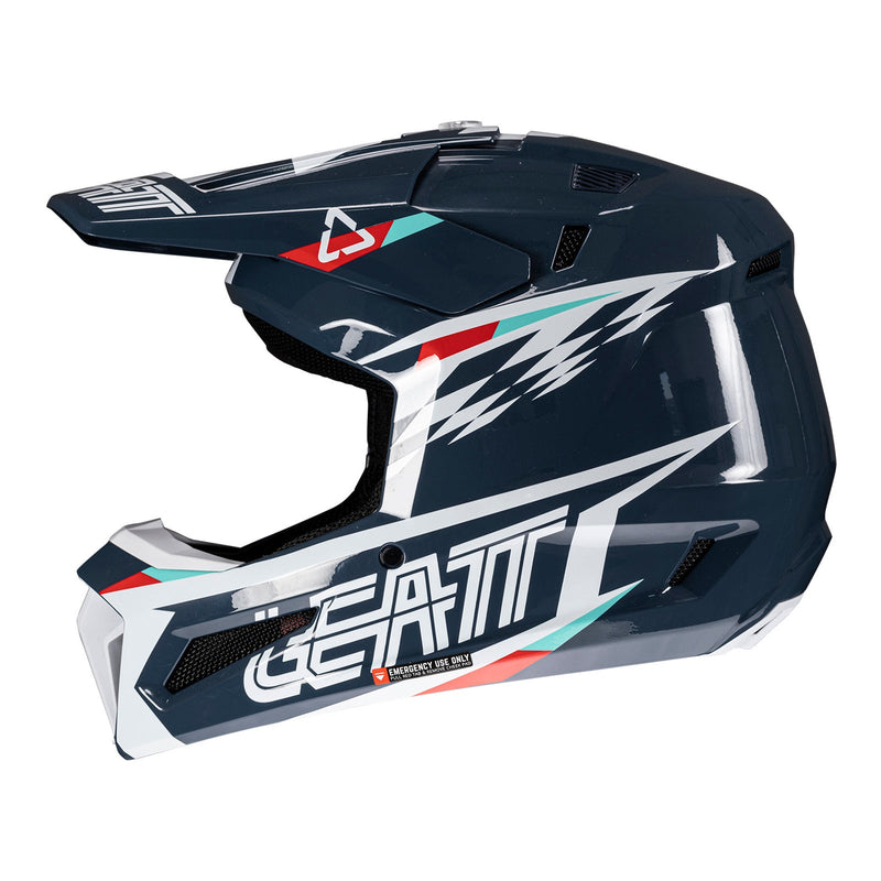 Leatt 2025 3.5 Helmet Kit Blue Size Small 56cm