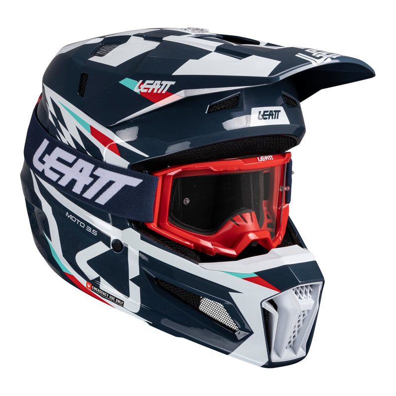 Leatt 2025 3.5 Helmet Kit Blue Size 2XL 64cm