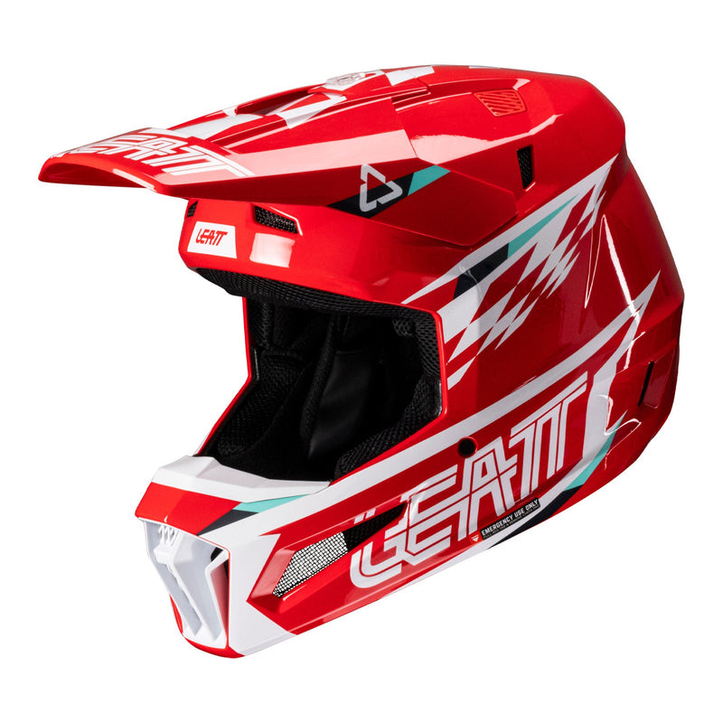 Leatt 2025 3.5 Helmet Kit Red Size Medium 58cm