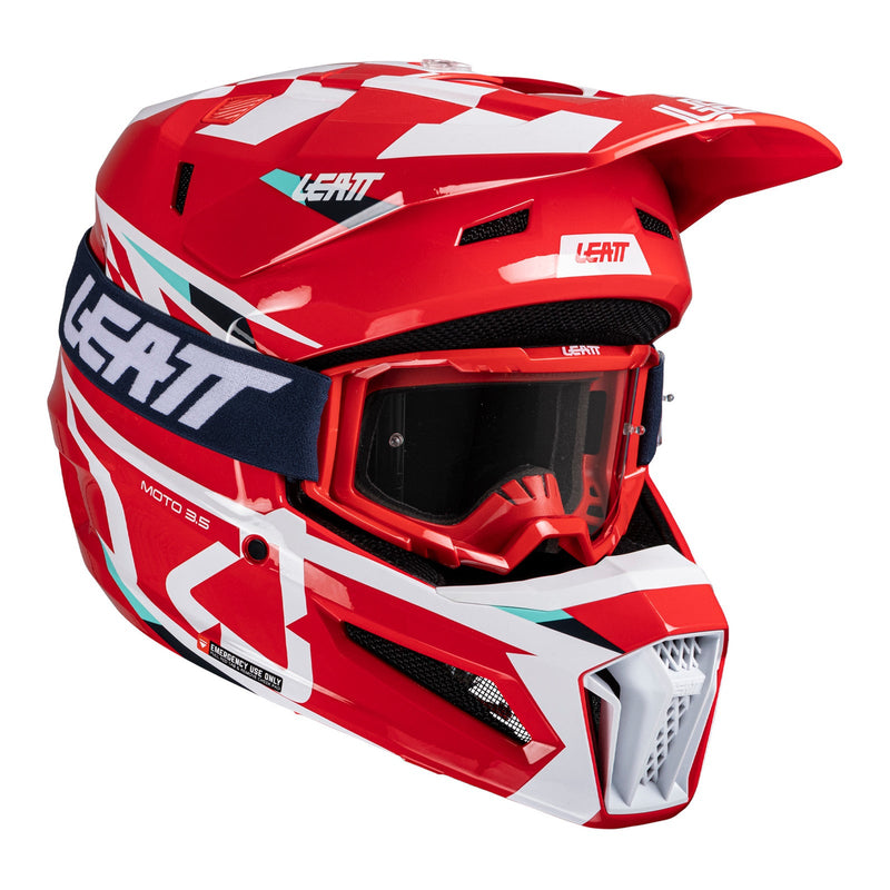 Leatt 2025 3.5 Helmet Kit Red Size Medium 58cm