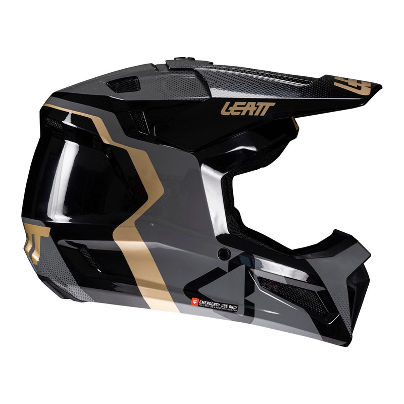 Leatt 2025 3.5 Junior Helmet Kit Black Size Youth Large