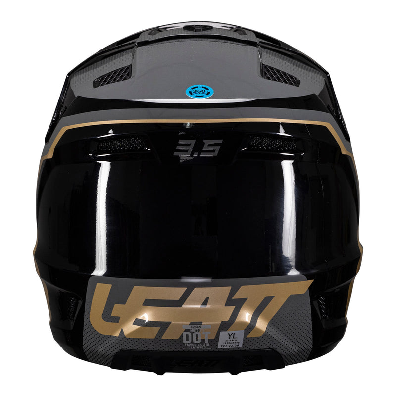 Leatt 2025 3.5 Junior Helmet Kit Black Size Youth Large