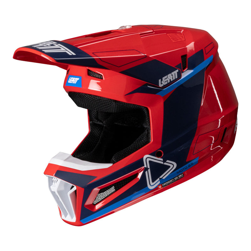 Leatt 2025 3.5 Junior Helmet Kit Royal Size Youth Large