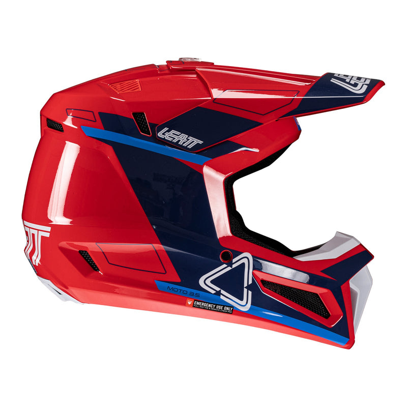 Leatt 2025 3.5 Junior Helmet Kit Royal Size Youth Large