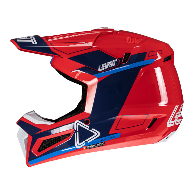 Leatt 2025 3.5 Junior Helmet Kit Royal Size Youth Large