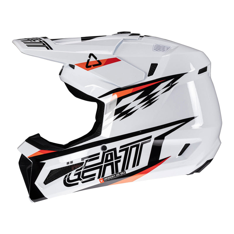 Leatt 2025 3.5 Junior Helmet Kit White Size Youth Large