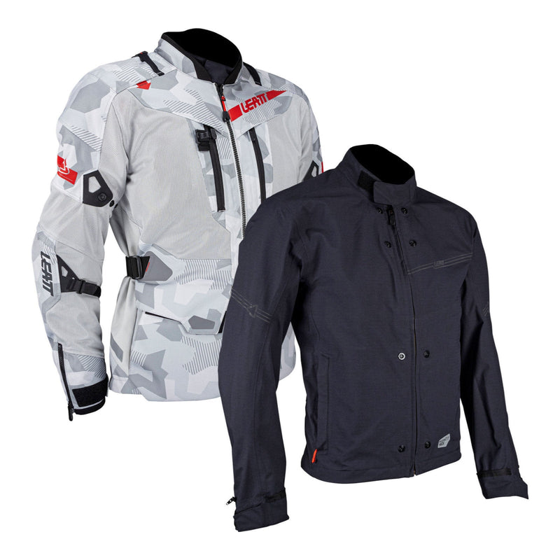 Leatt 7.5 ADV Adventure FlowTour Motorcycle Jacket - Steel Size 2XL