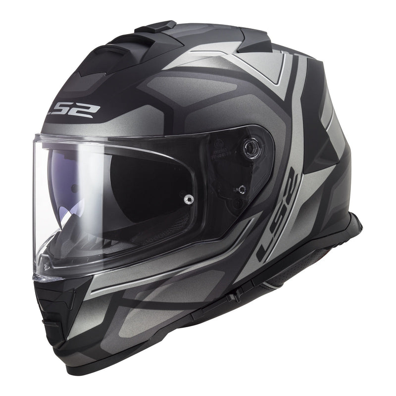 LS2 FF800 Storm II Faster Helmets - Matte Titanium 06 Size Small 56cm