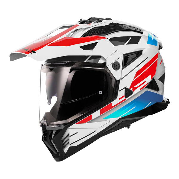 LS2 MX702 Pioneer II Namib - White / Red / Blue 06 Size 3XL 66cm
