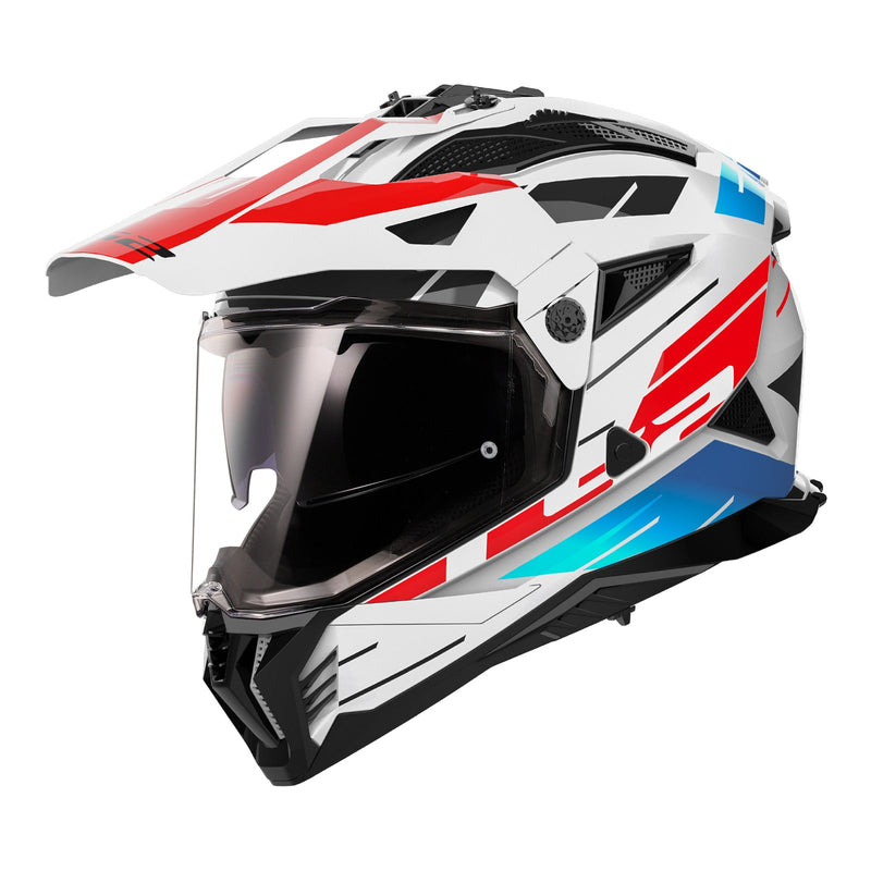 LS2 MX702 Pioneer II Namib - White / Red / Blue 06 Size 2XL 64cm