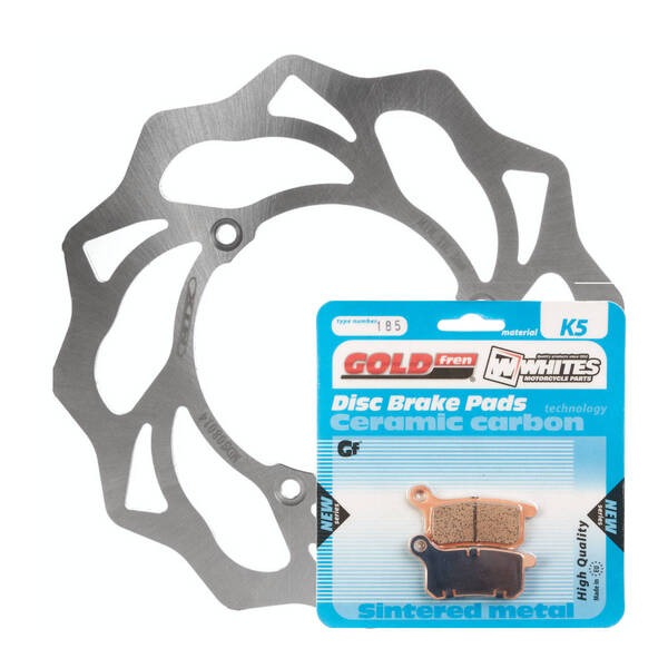 BRAKE DISC & PAD FRONT KIT - KTM 65 SX 04-19