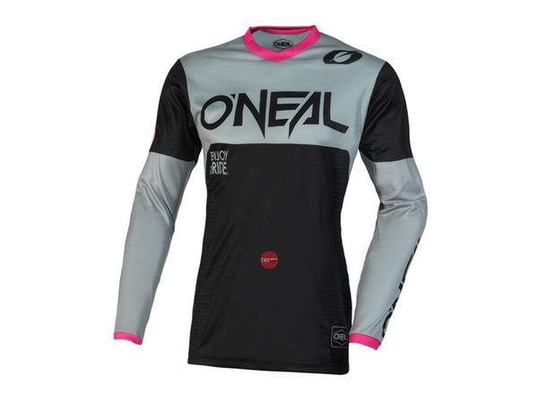 Oneal 23 Elmt Jersey Racewear V.23 Black Pink Adult Womens Off Road Jerseys Size Medium