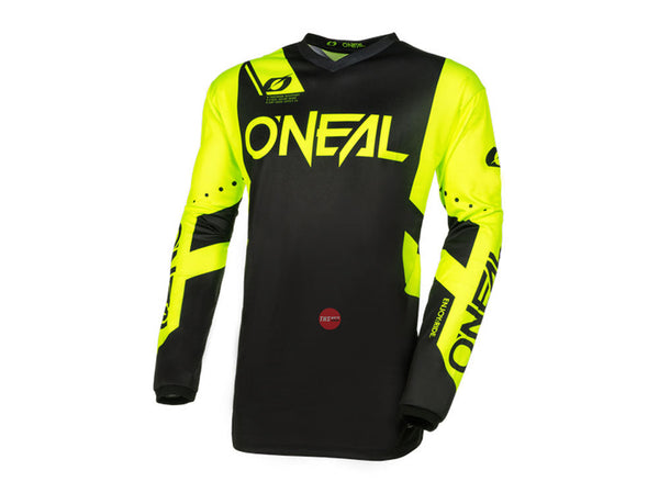 Oneal 24 Element Jersey Racewear V.24 Black/n-yel Youth Large