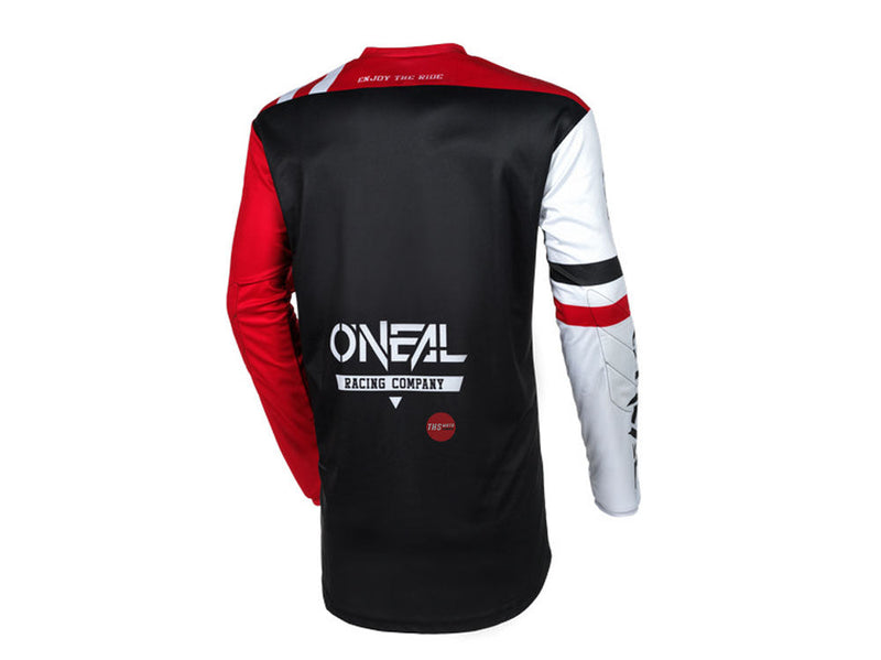 Oneal 25 Element Jersey Warhawk V.24 Black White red Off Road Jerseys Size Medium