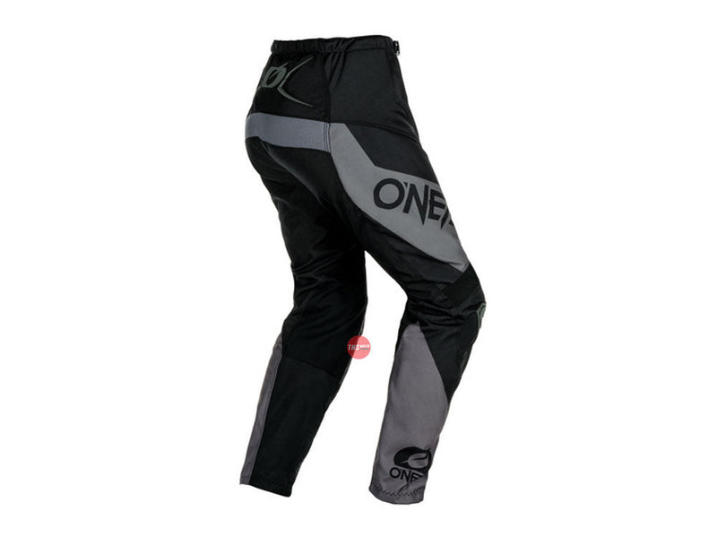 Oneal 24 Element Racewear V.24 Black Grey 12 14T 26 Youth Off Road Pants Waist Size 26"