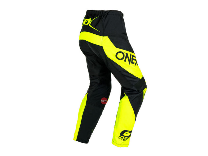 Oneal 24 Element Racewear V.24 Black n-Yellow 5 6T 22 Youth Off Road Pants Waist Size 22"