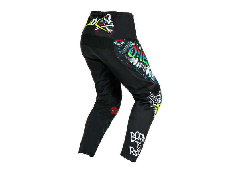 Oneal 25 Element Rancid V.24 - Black White 8 10T 24 Youth Off Road Pants Waist Size 24"