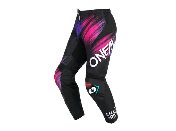 Oneal 24 Element Voltage V.24 Black Pink Adult 3 4W 28 Womens Off Road Pants Waist Size 28"