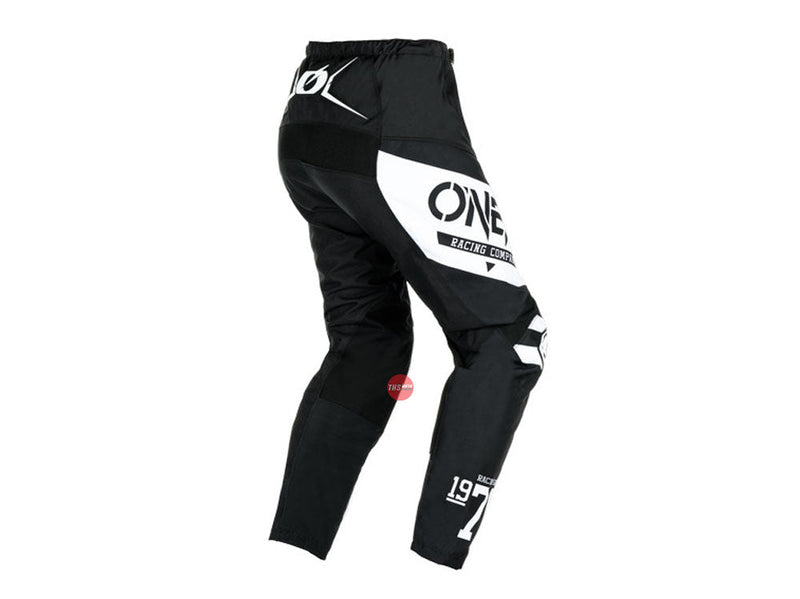 Oneal 25 Element Warhawk V.24 - Black White 2 3T 18 Youth Off Road Pants Waist Size 18"