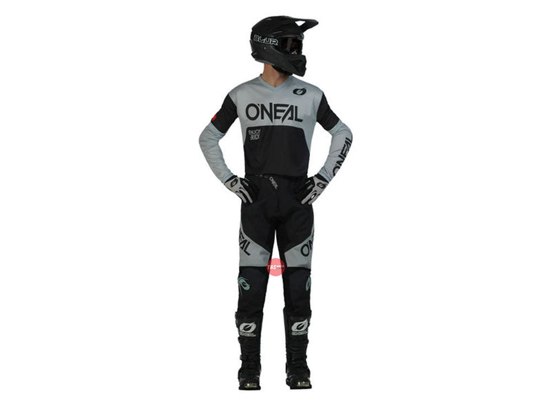 Oneal 23 Elmt Racewear V.23 Black Grey 8 10T 24 Youth Off Road Pants Waist Size 24"