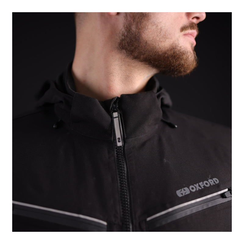 Oxford Mondial Street Dry2Dry MS Jacket - Black Size Large