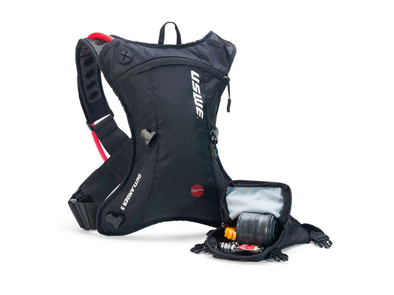 USWE Outlander 3L Hydration Pack Carbon Black Jnr