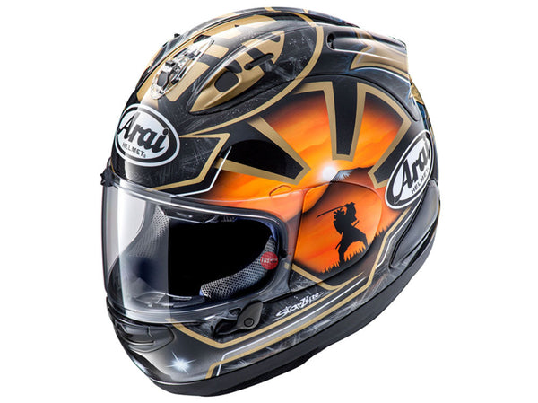 Arai RX-7V Evo 956 Pedrosa Spirit Gold Road Helmet Size XL 62cm