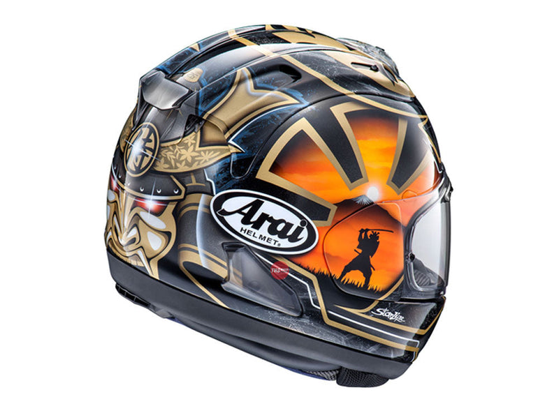 Arai RX-7V Evo 956 Pedrosa Spirit Gold Road Helmet Size XL 62cm