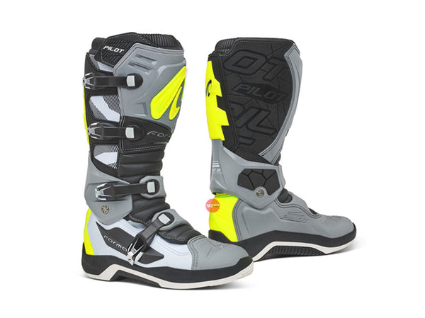 Forma Pilot Grey white yellowfluo Off Road Boots Size (EU) 39