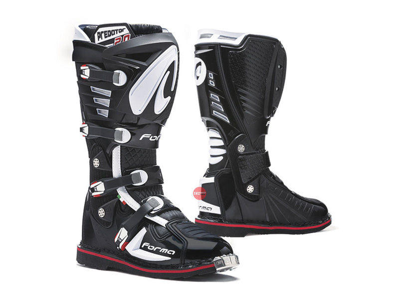 Forma Predator 2.0 Black white red Off Road Boots Size (EU) 47