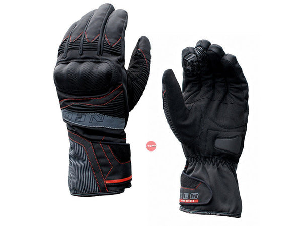 Neo Glove Prime Black Grey red Road Gloves Size Small