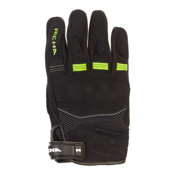 Richa Scope Glove - Black / Green Size 2XL