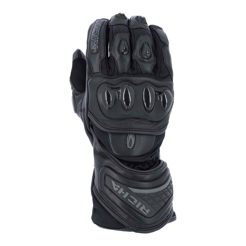 Richa Warrior Evo Leather Sport Glove - Black Size 3XL