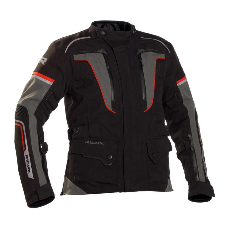 Richa Infinity 2 Pro Women's Jacket - Black / Grey / Red Size 4XL