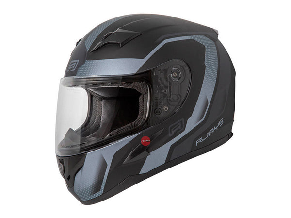 Rjays Grid Matt Black Grey Road Helmet Size XL 62cm