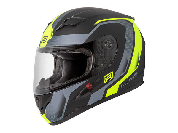 Rjays XS Grid Matt Black hi-viz Road Helmet Size 54cm
