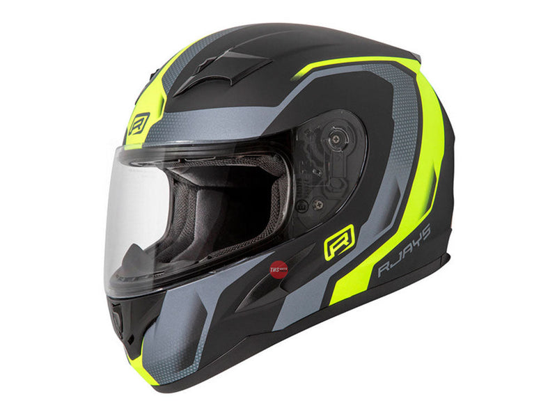 Rjays Grid Matt Black hi-viz Road Helmet Size Small 56cm