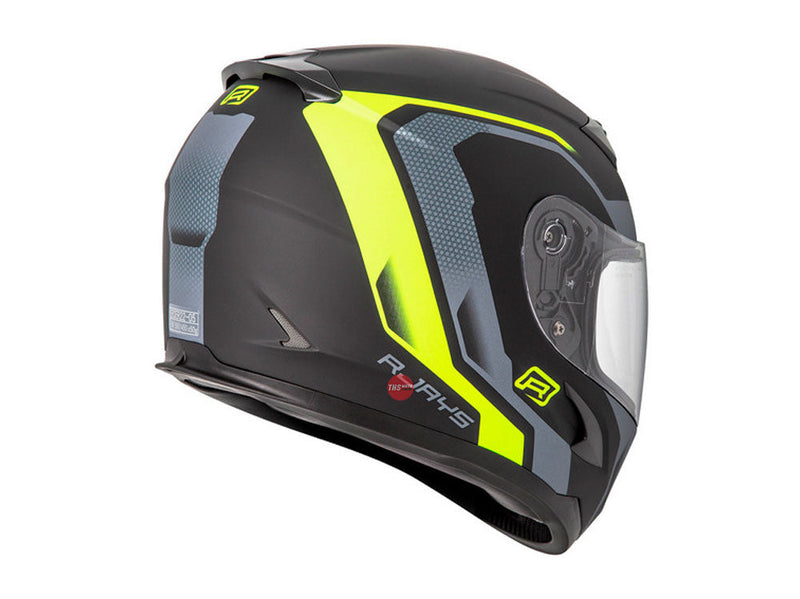 Rjays Grid Matt Black hi-viz Road Helmet Size Small 56cm