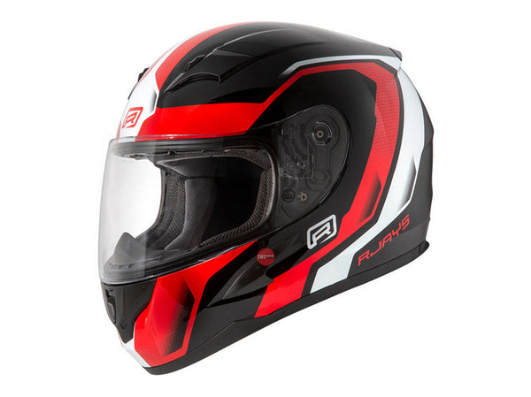 Rjays Grid Gloss Black Red Road Helmet Size XS 54cm