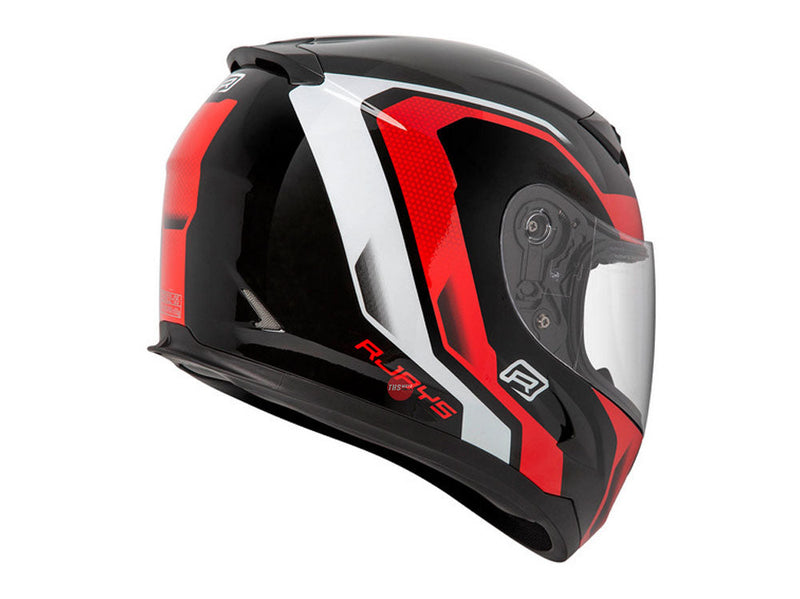 Rjays Grid Gloss Black Red Road Helmet Size XL 62cm