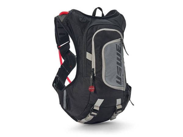 USWE Raw 12L Dirt Biking Hydration Pack Black/gry