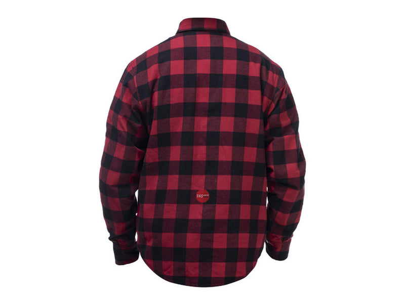 Rjays Regiment Flannel Shirt Red Black Road Jacket Size 2XL