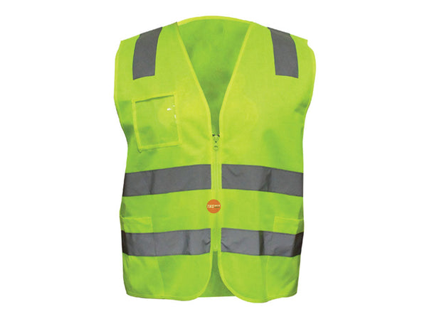 Rjays Safety Vest Hi-viz Yellow Vests Size Large